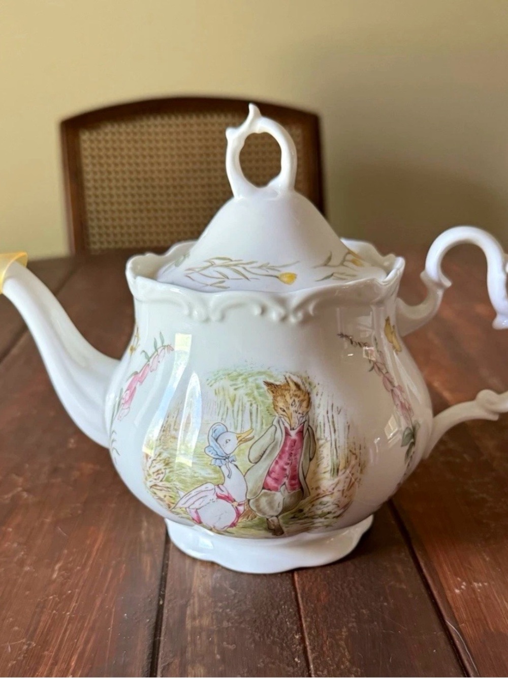 Royal Albert Beatrix Potter Bone China Teapot with lid
